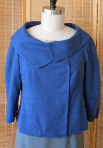 Blue Asymmetric Jacket
