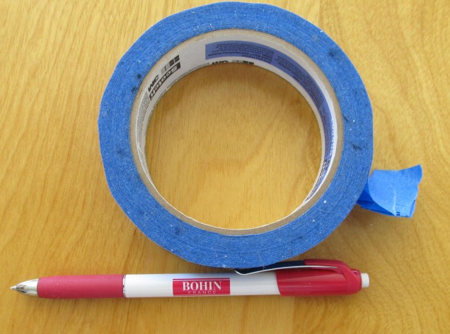 Tape and Chalk Pen